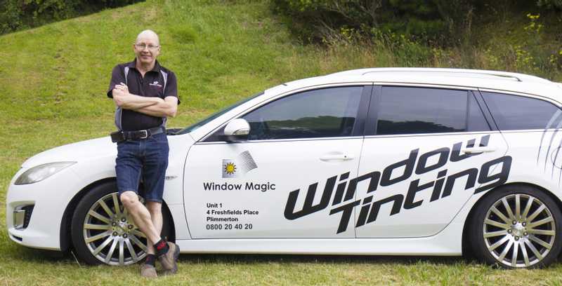 Greg with Window Magic car